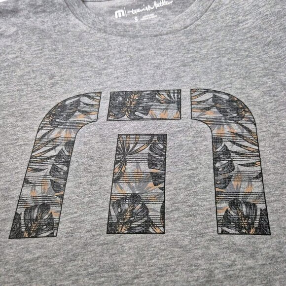 Travis Mathew Men's T-Shirt Size S Short Sleeve Gray (48) - Picture 3 of 7